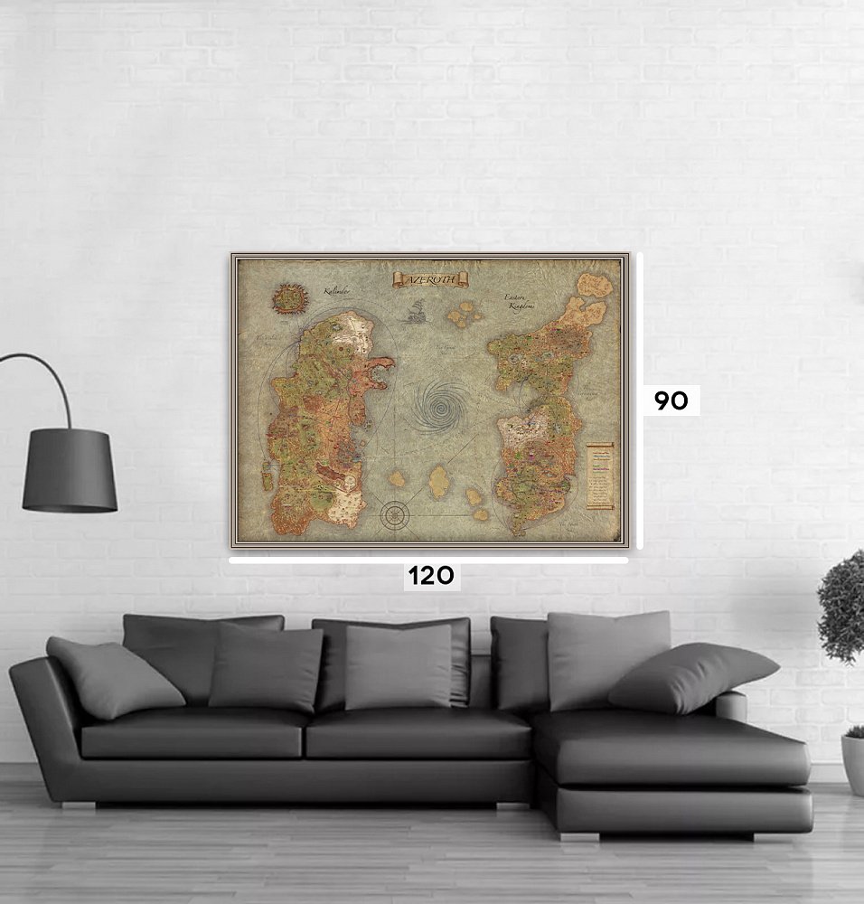 Карта world of warcraft классик