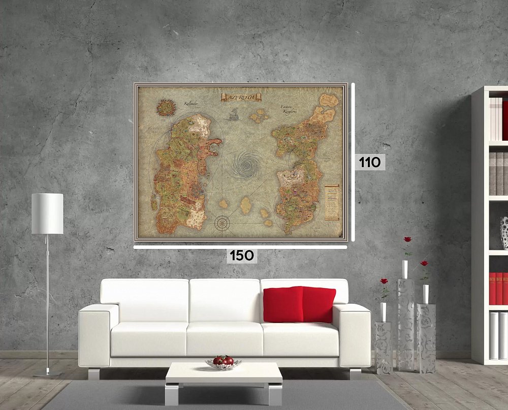 Карта world of warcraft классик