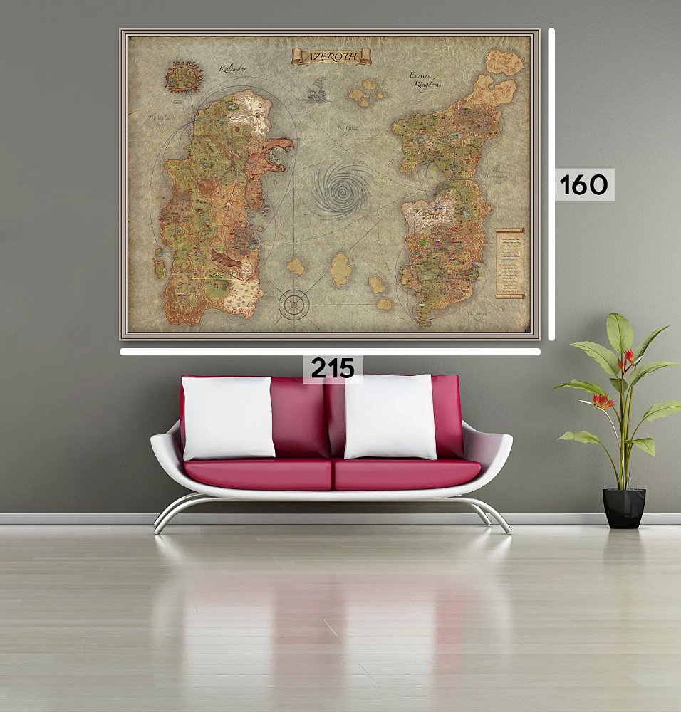 Карта world of warcraft классик