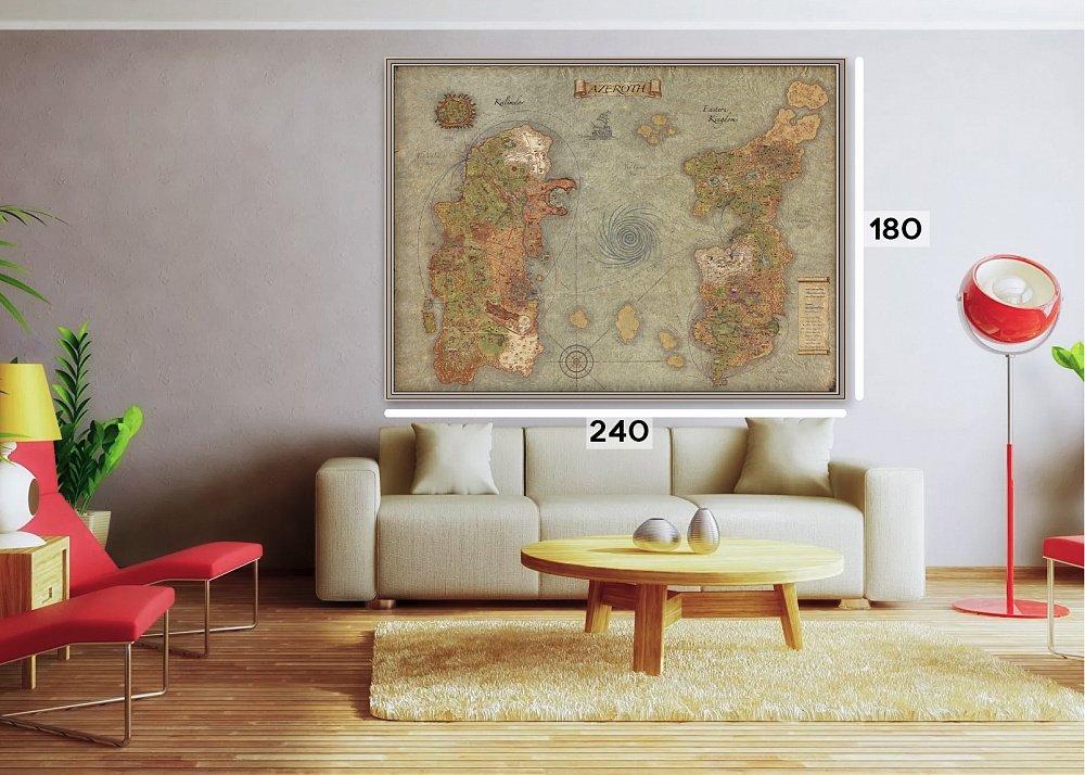 Карта world of warcraft классик