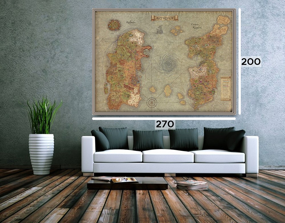 Карта world of warcraft классик