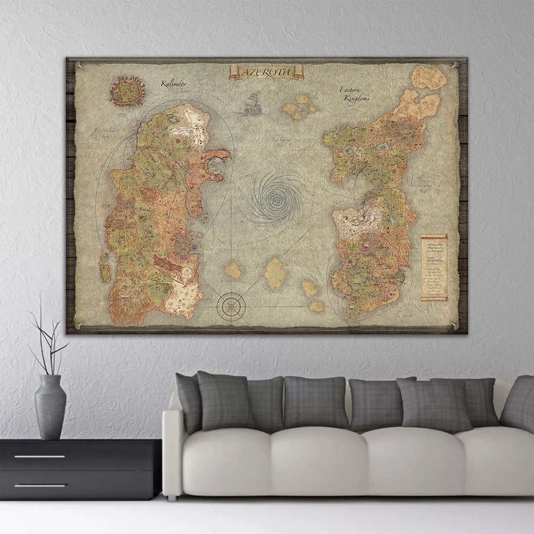 Карта world of warcraft классик