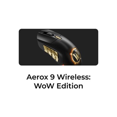 Мышь Aerox 9 Wireless: World of Warcraft Edition