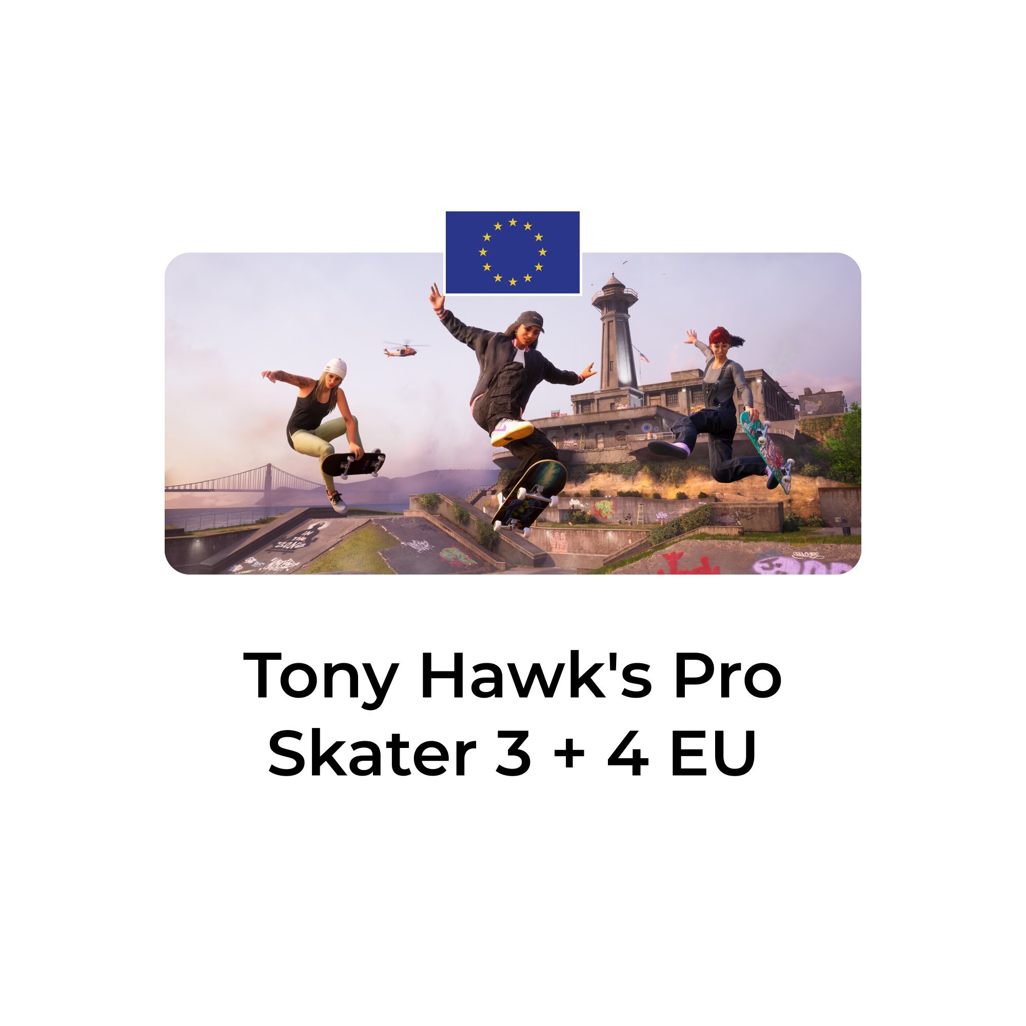 Tony Hawk's Pro Skater 3 + 4 на ваш euro аккаунт